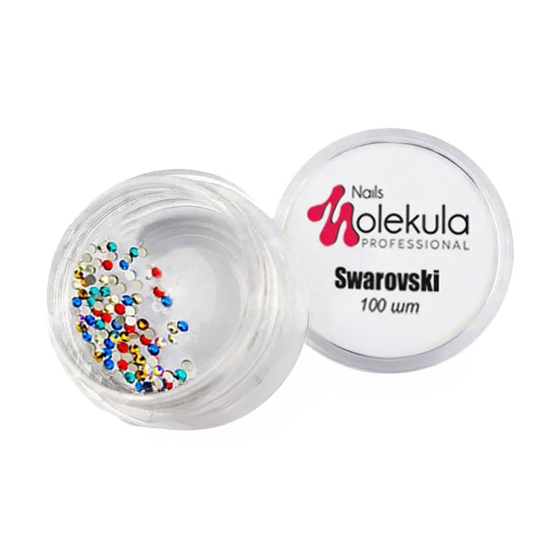 Декор для нігтів Nails Molekula Professional Камінці Swarovski 3 мікс, 100 шт (SW06)